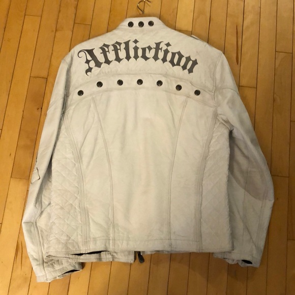 Affliction limited edition leather jacket - Picture 3 of 4